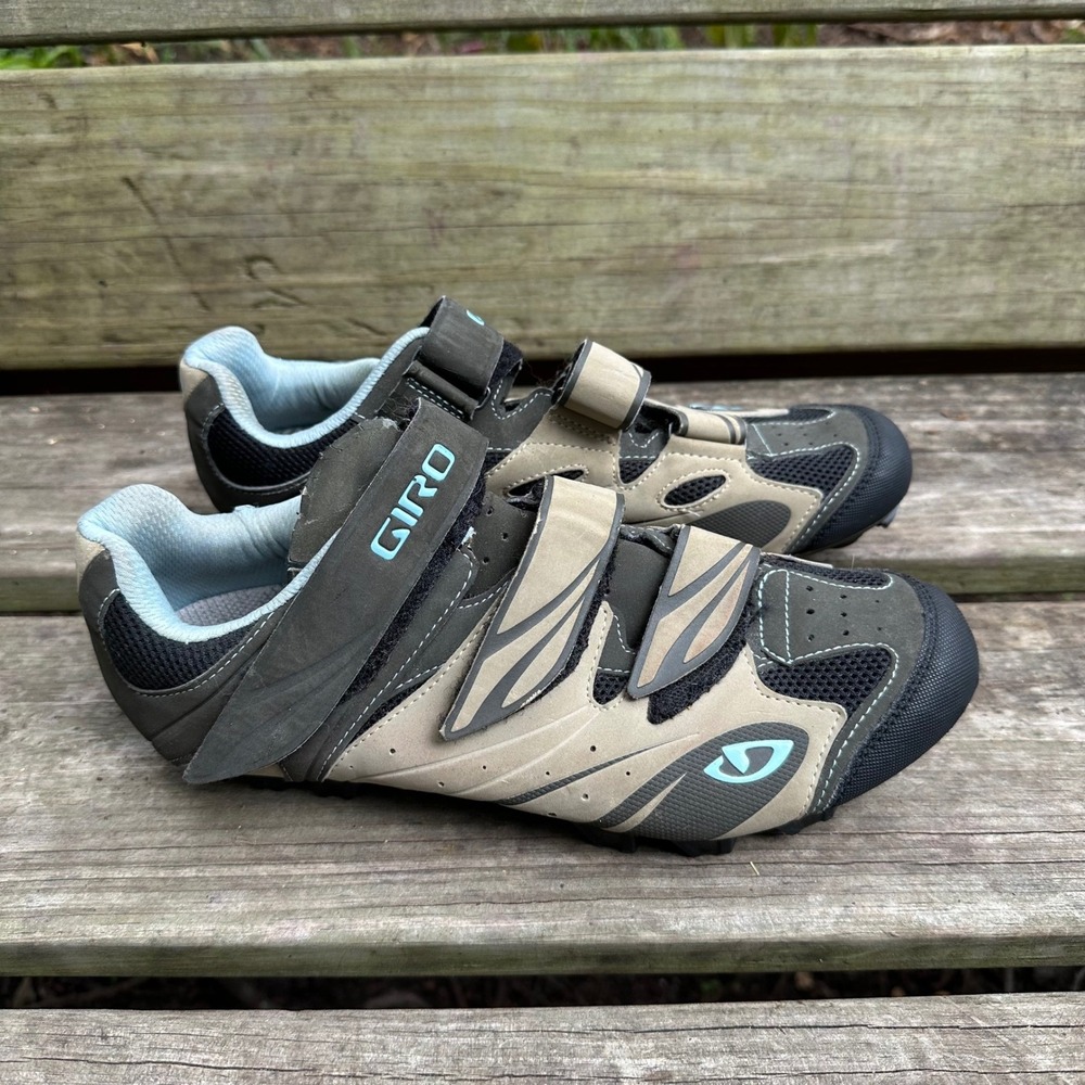 Giro Reva Mountain Biking Cycling Shoes Gray Road Bike Women Sz EU 42 US 9.75